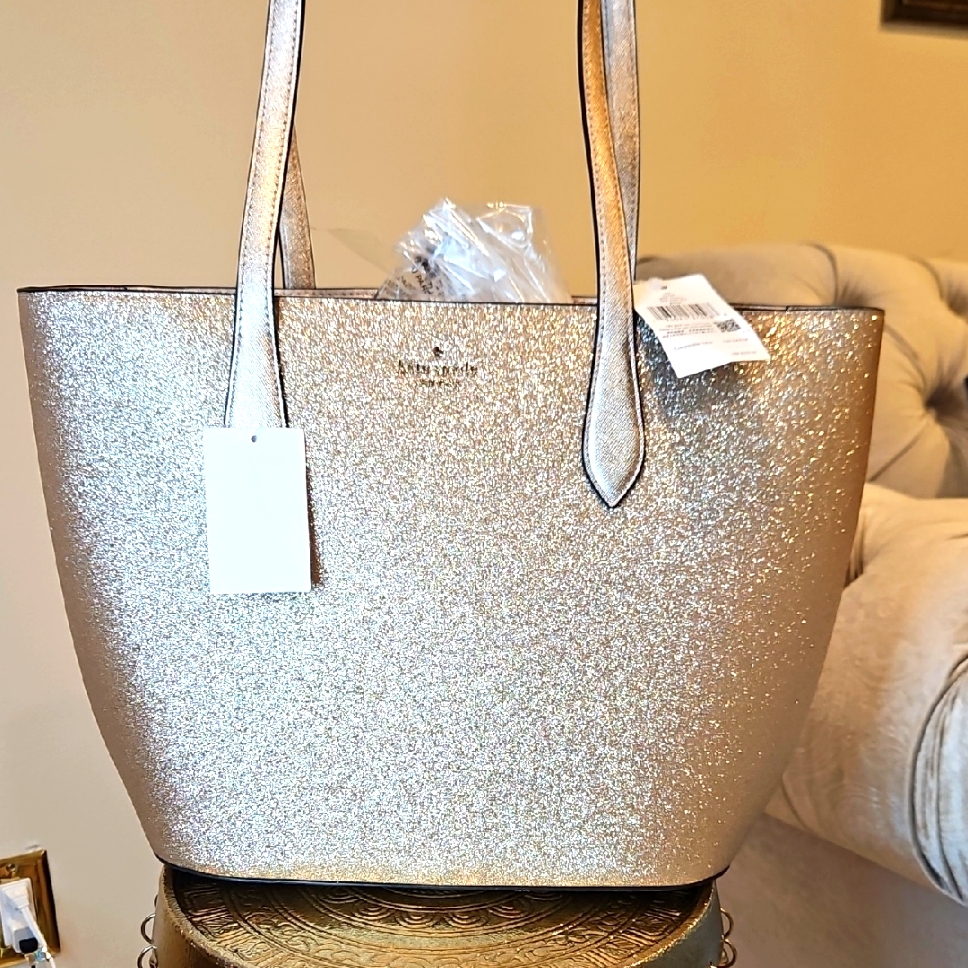 Kate Spade Glimmer Leather Tote Bag